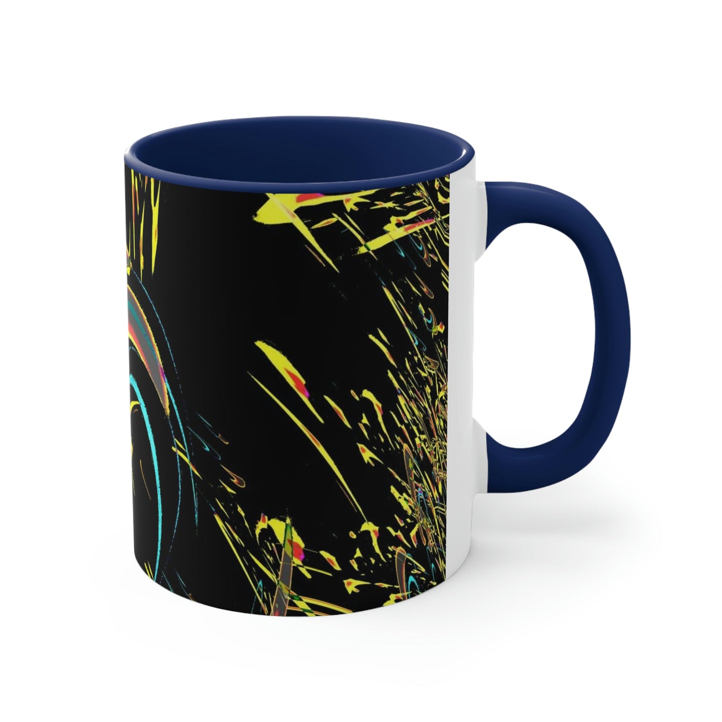 Accent Coffee Mug, 11oz ... "Waning Moon" ... Central Idaho ... October 2022 ... Rendering Time: 22 Hours ... Original Works ...