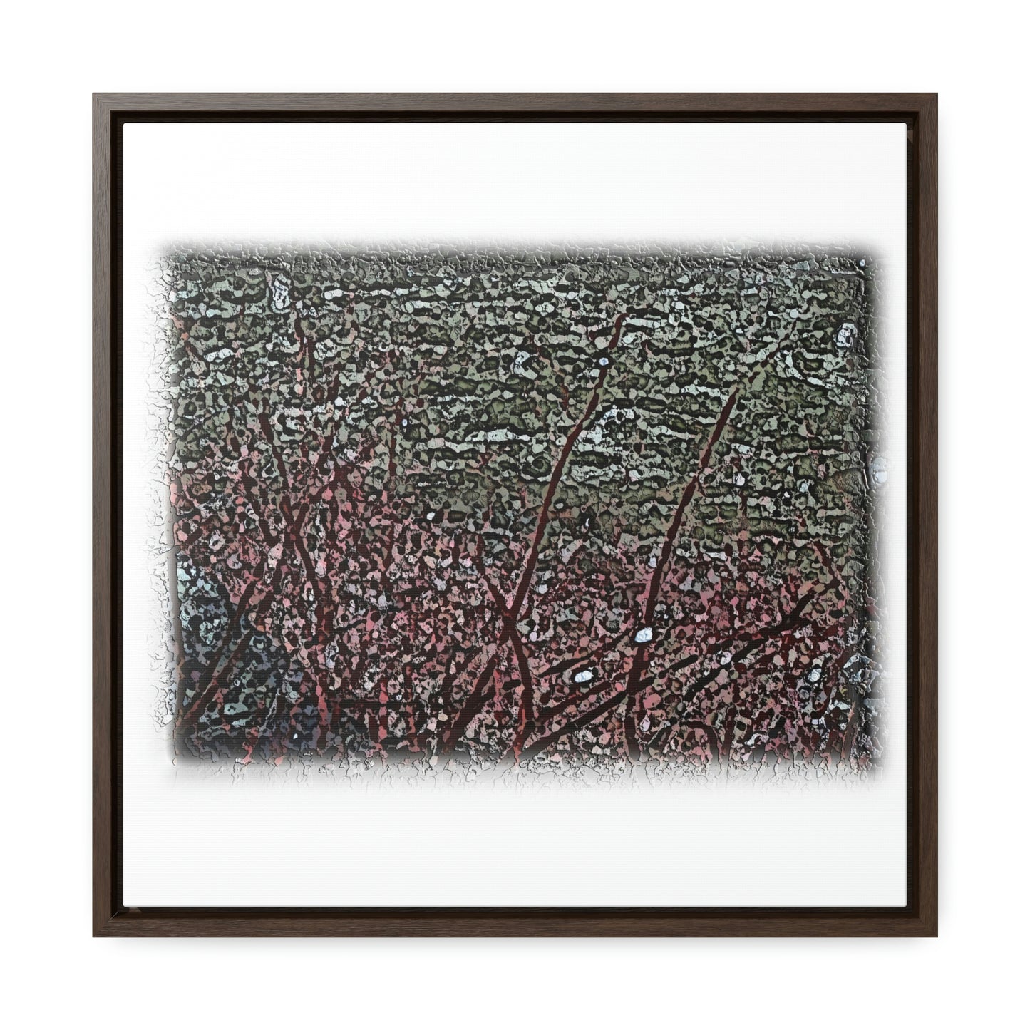 Gallery Canvas Wraps, Square Frame ... "A River Runs Through It" ... Red-Osier-Dogwood (Cornus Stonlifera 'Rubra') .. Original Works ... Central Idaho ...