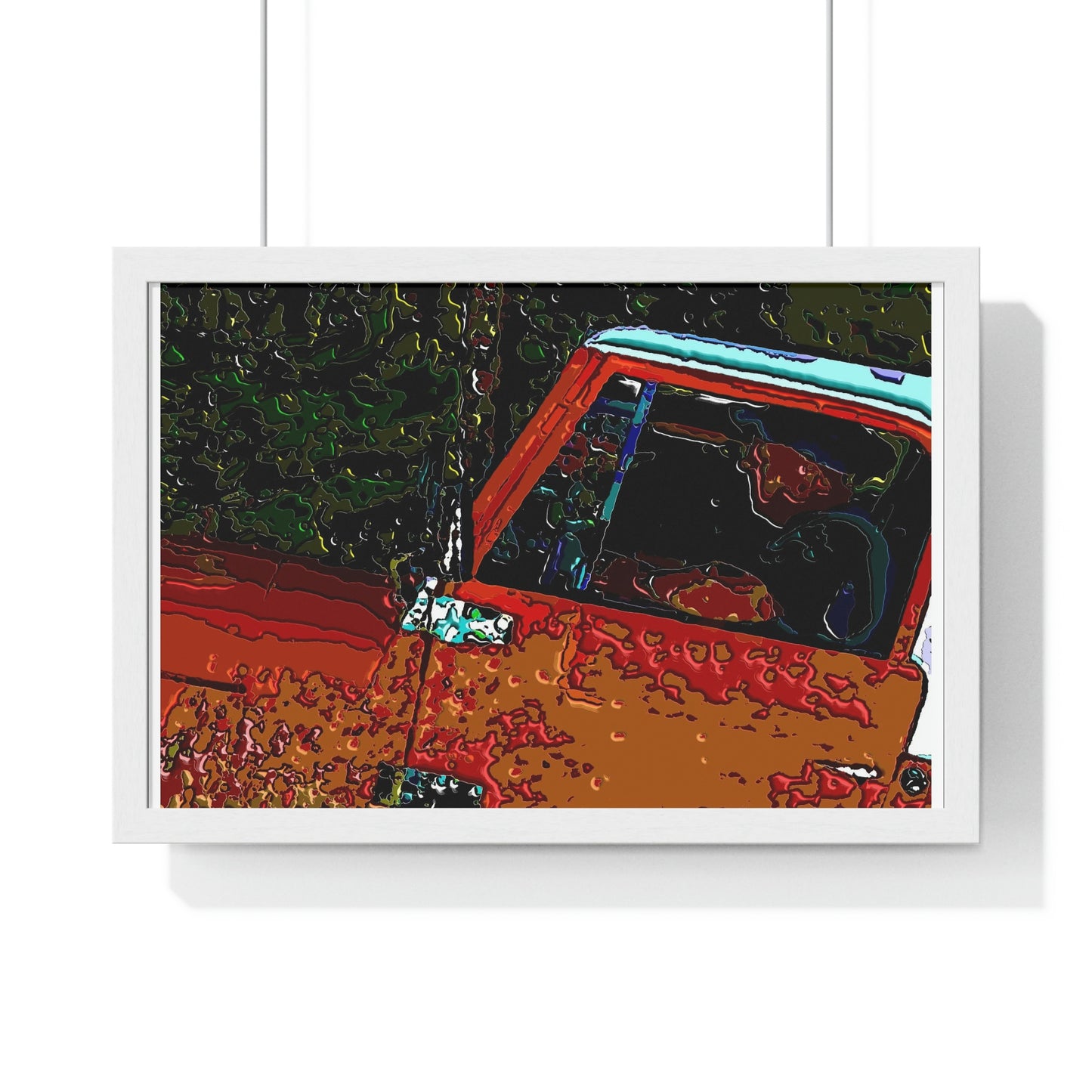 Premium Framed Horizontal Poster ... How-To-Drive-Idaho's-Mountain_Roads ... "Like A Professional" ... "Truckin' Like The Doo-Dah-Man" ...
