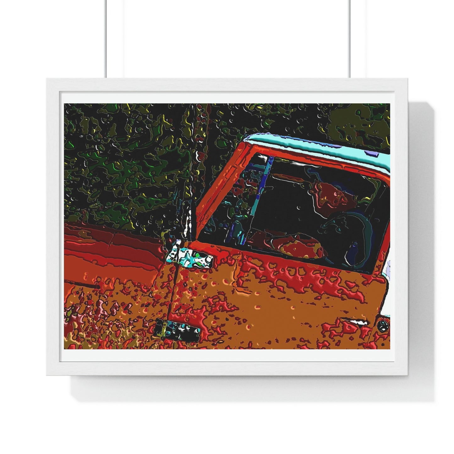 Premium Framed Horizontal Poster ... How-To-Drive-Idaho's-Mountain_Roads ... "Like A Professional" ... "Truckin' Like The Doo-Dah-Man" ...