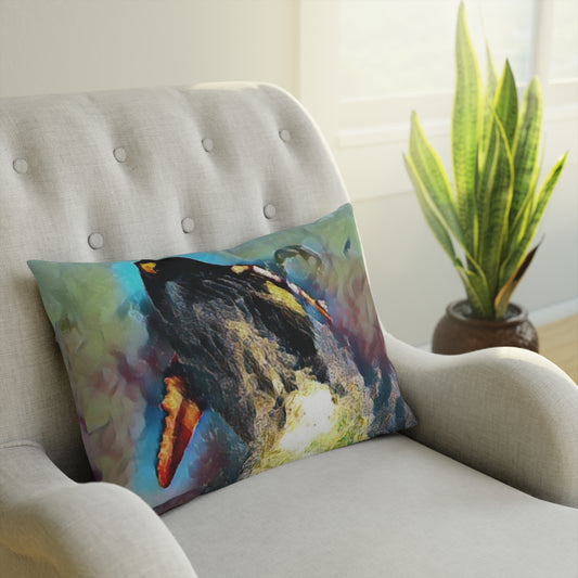 Cushion ... An Extraordinary Humpback Breach ... 'With Explosive Energy' ... Family Archives (KPH) ... Circa: 21st Century. Maui, HI ... Original Works ...