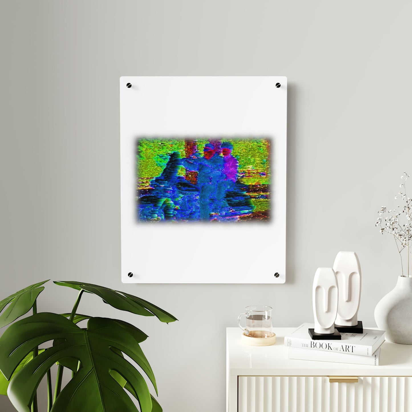Acrylic Wall Art Panels ...  "And 'I' Left His Dead A_s There By The Side-of-The-Road" ... Original Works ... (Grateful Dead: Me-And-My-Uncle)