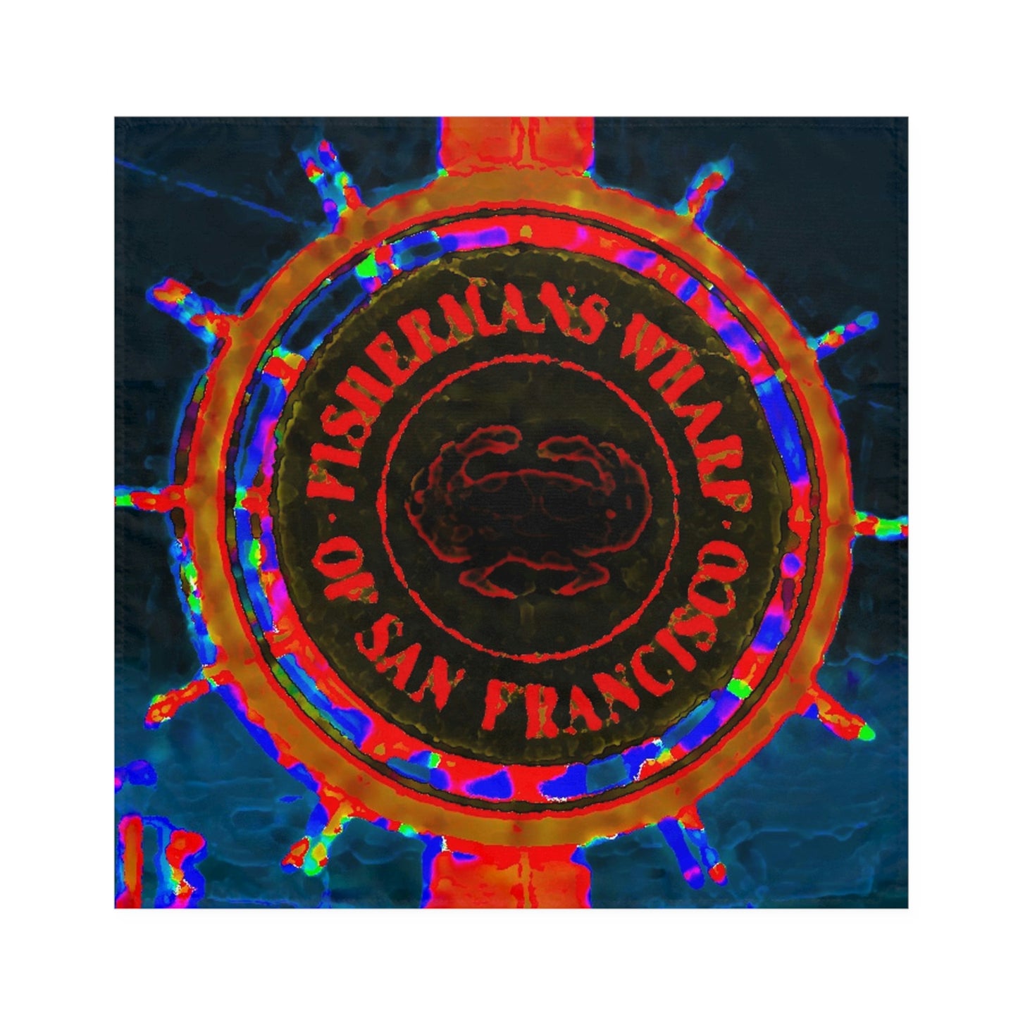 Napkins ... "No.9 Fishermen's Grotto - Fishermen's Wharf, SF, California" ... Family Archives: 1970's ... Original Works ...