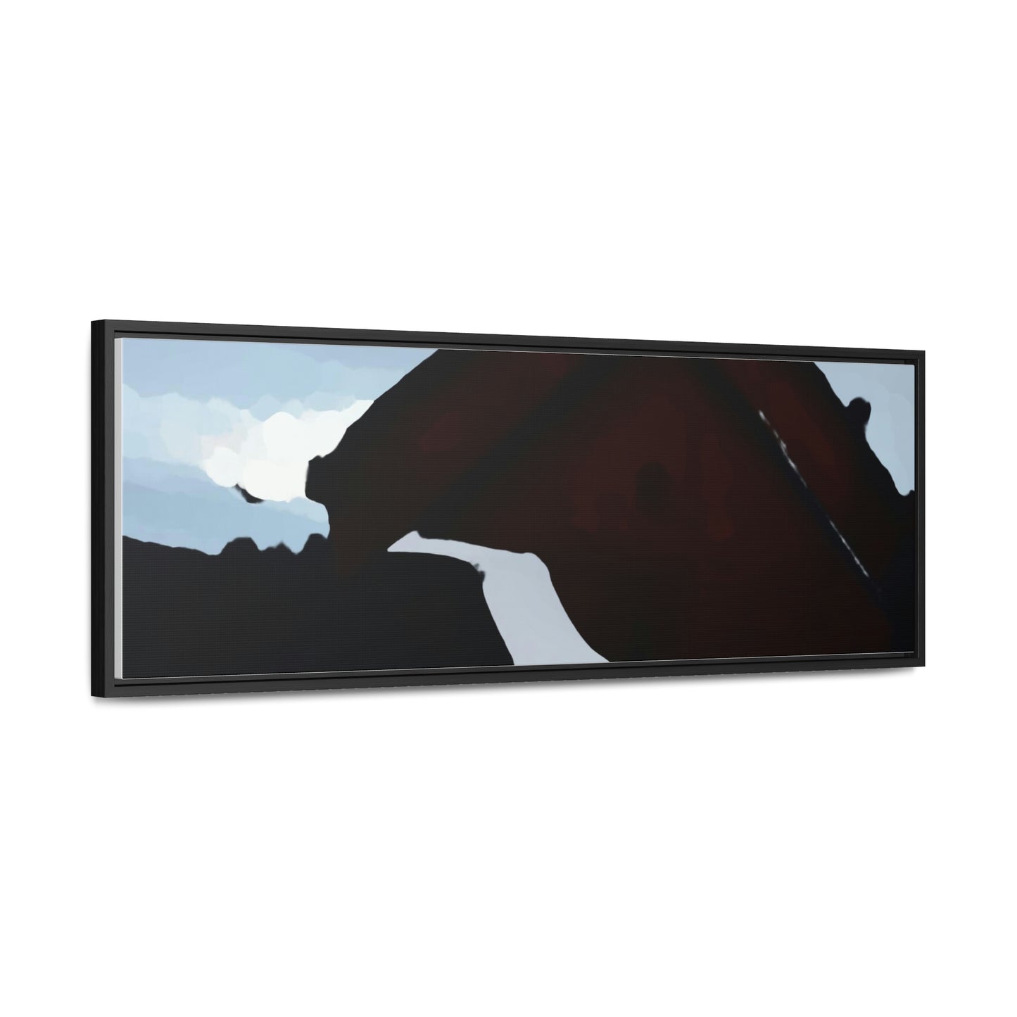 Gallery Canvas Wraps, Horizontal Frame ... After An Intense Snow Storm ... 'Digging Out' ... A Vehicle & Cabin "In The Mountains" ... March 2023 ... Original Works ...