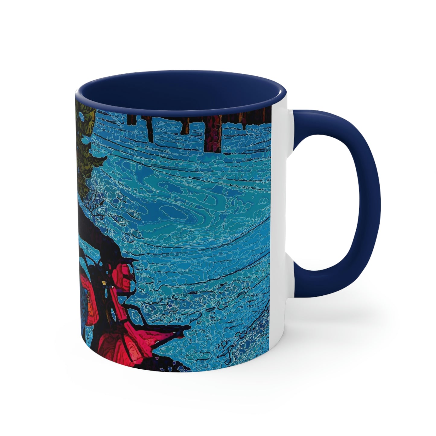 Accent Coffee Mug, 11oz ... There's 2-Wheelin ... There's 4-Wheelin ... 'And-Of-Course' ... "There's 3-Wheelin-In-The-Snow" ...  Original Works ...