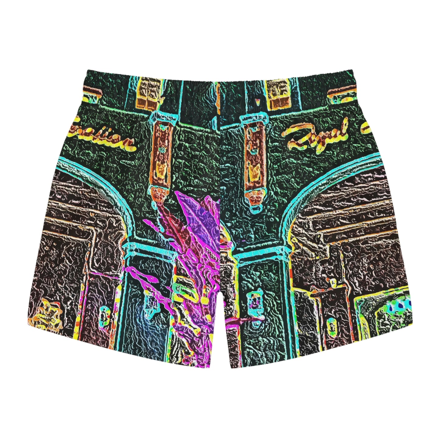 Swim Trunks ... "La Grande Entree" At: 'The Pink Palace' ... The Royal Hawai'ian ... Honolulu, HI ... '27Oct2014' ... Original Works ...