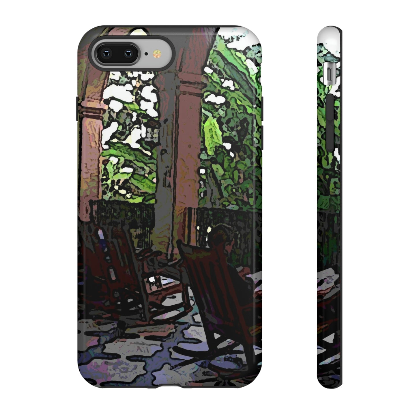 Tough Cases ... Lanai & Rocking Chairs At: 'The Pink Palace' ... The Royal Hawai'ian ... Honolulu, HI ... '27Oct2014' ... Original Works ...