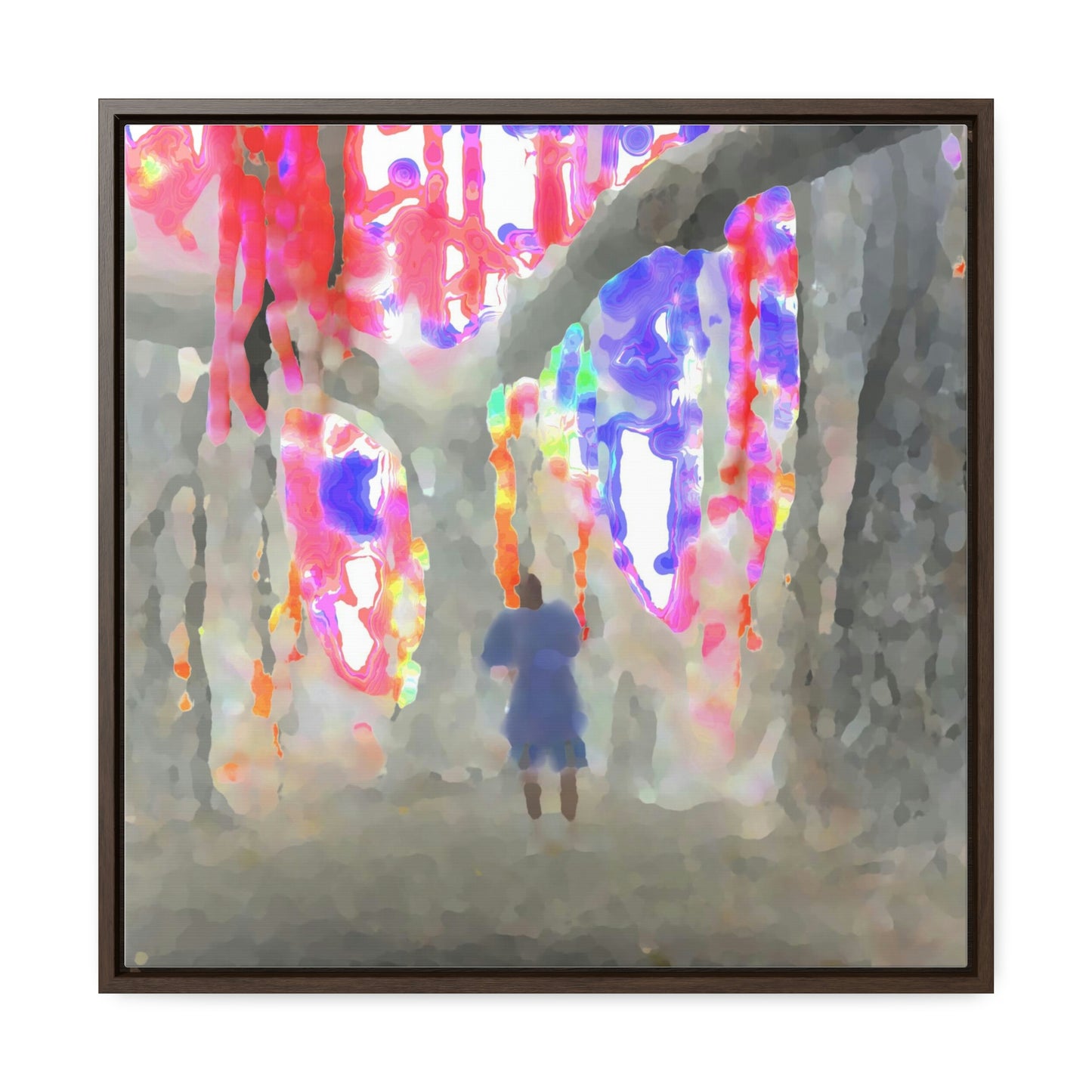 Gallery Canvas Wraps, Square Frame ... 'More' ... Jesuit Philosophy ... "In The Polynesian Banyans ..."