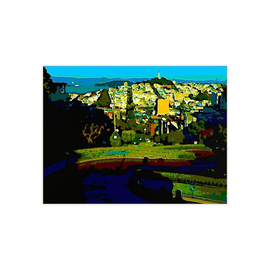 Ceramic Photo Tile ... "Lombard Street San Francisco, CA, USA" ... Family Archives 1970's ... Original Works ...