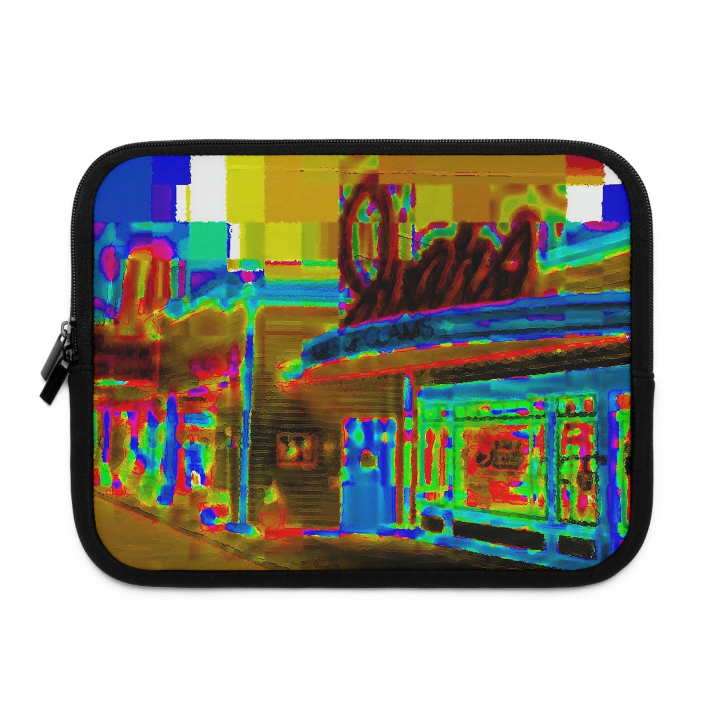 Laptop Sleeve ...  In-A-Hurry & Stressed? ... Remember: Keep "Clam" ... Clam_Happy ...  'Ivars: Seattle Waterfront' ... Personal Archives ... Original Works ...