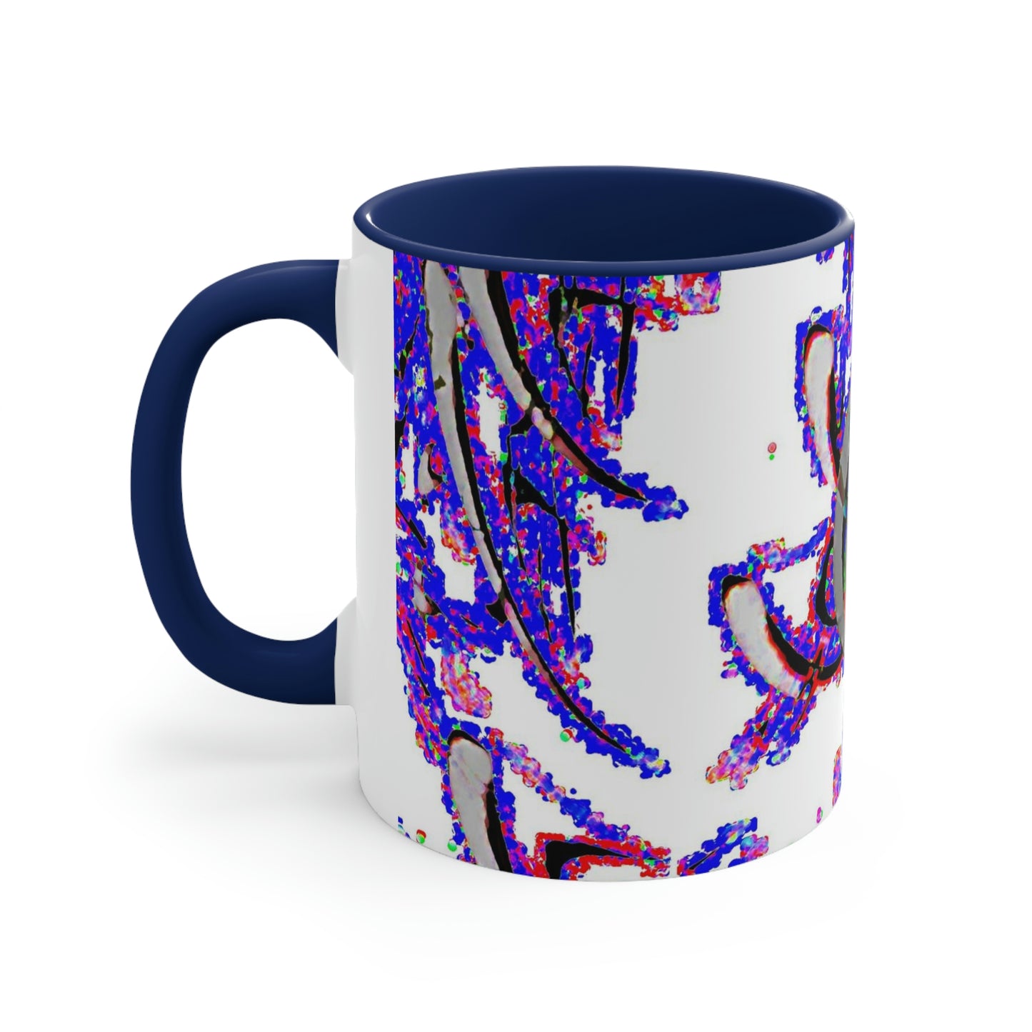 Accent Coffee Mug, 11oz ... "Waning Moon" ... Central Idaho ... October 2022 ... Rendering Time: 22 Hours ... Original Works ...