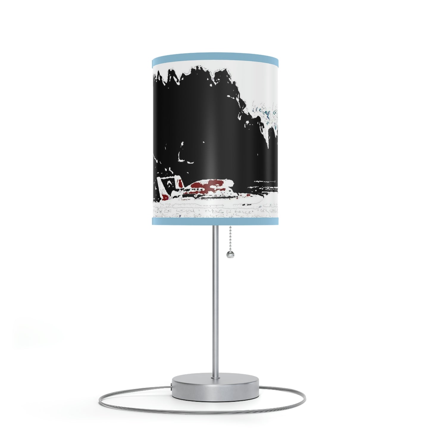 Lamp on a Stand, US|CA plug ... Seattle Columbia Cup On Lake Washington ... "Dave Wilcox Heads For The Win" ... Associate Gift-Photo ... Original Works ...