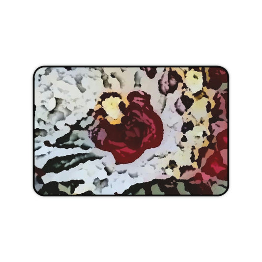 Desk Mat ... "A Friendly Flower" ... Pointsettia 'Pointing' ... Original Works ... (Supplied Photograph) ...