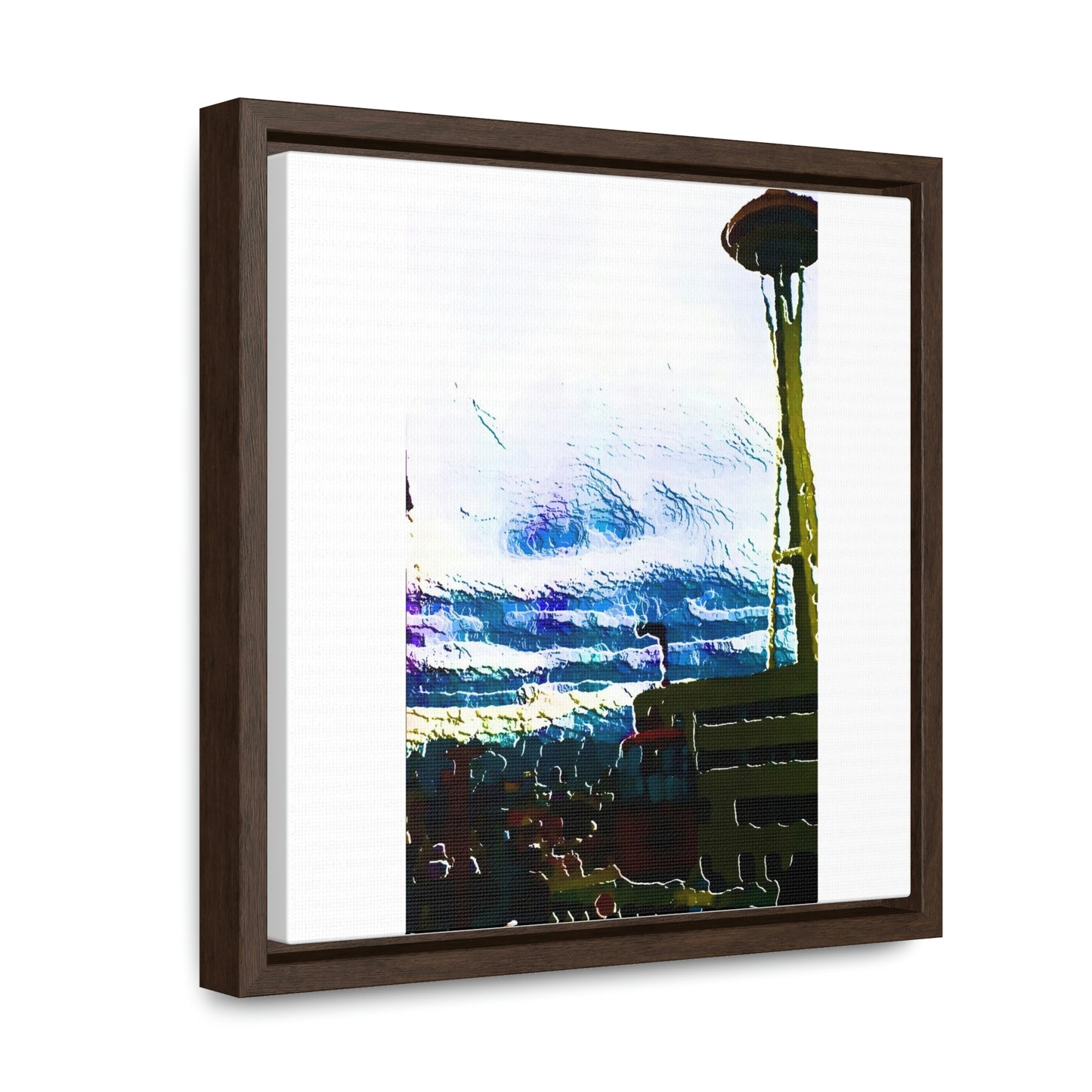Gallery Canvas Wraps, Square Frame ... Air Tram-Way Gondola & Seattle Space Needle: Seattle World's Fair: 1962 ... Original Works ...