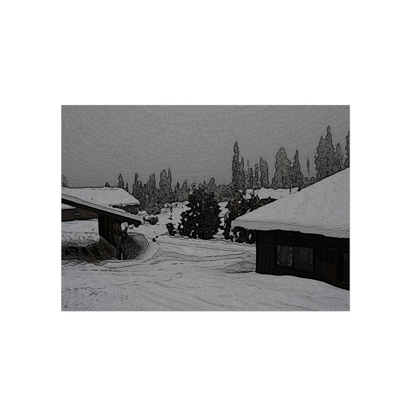 Aluminum Composite Panels ... "Winterscape 'Escape' " ... Its Intrinsic Beauty & Solace ... Winter 2020, Central Idaho, USA ... Original Works ...