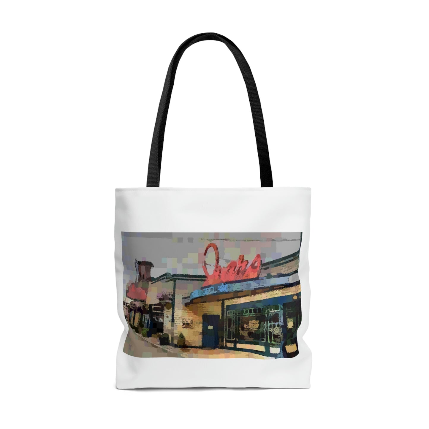 AOP Tote Bag ...  In-A-Hurry & Stressed? ... Remember: Keep "Clam" ... Clam_Happy ...  'Ivars: Seattle Waterfront' ... Personal Archives ... Original Works ...