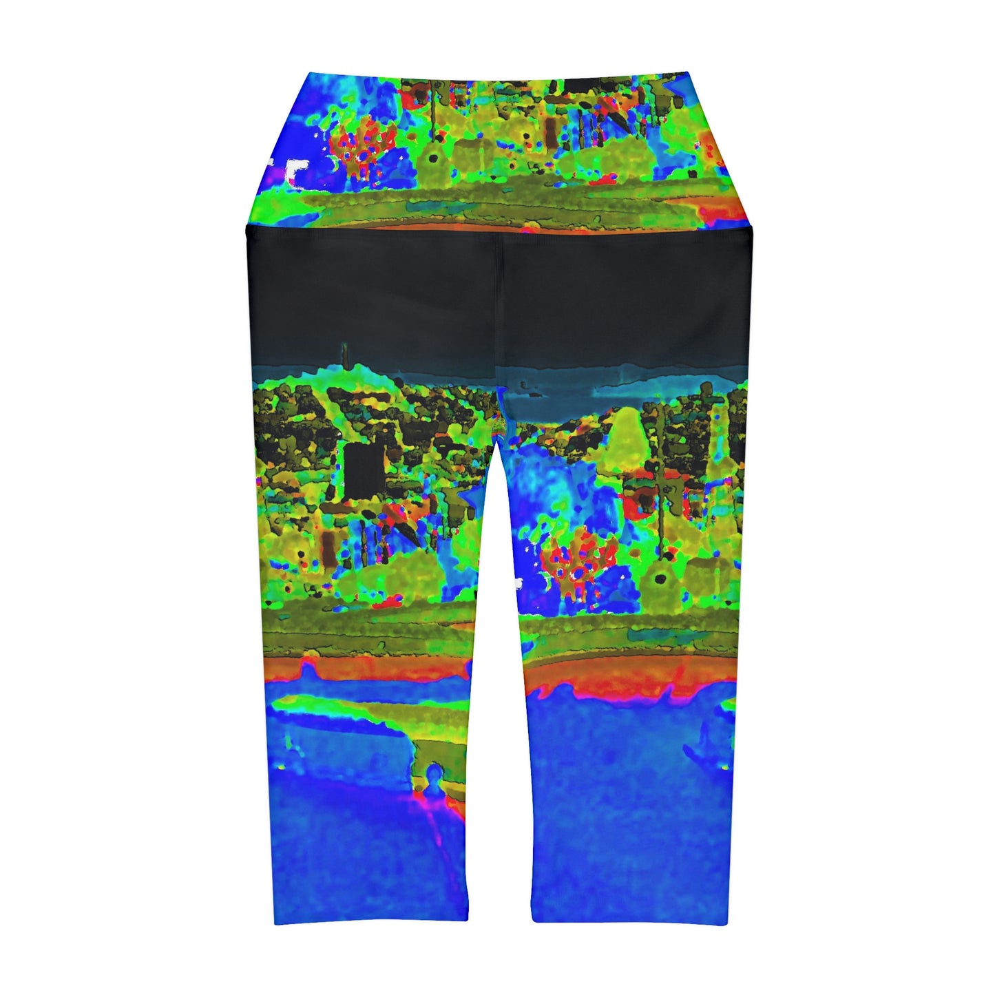 Yoga Capri Leggings ... "Lombard Street San Francisco, CA, USA" ... Family Archives 1970's ... Original Works ...