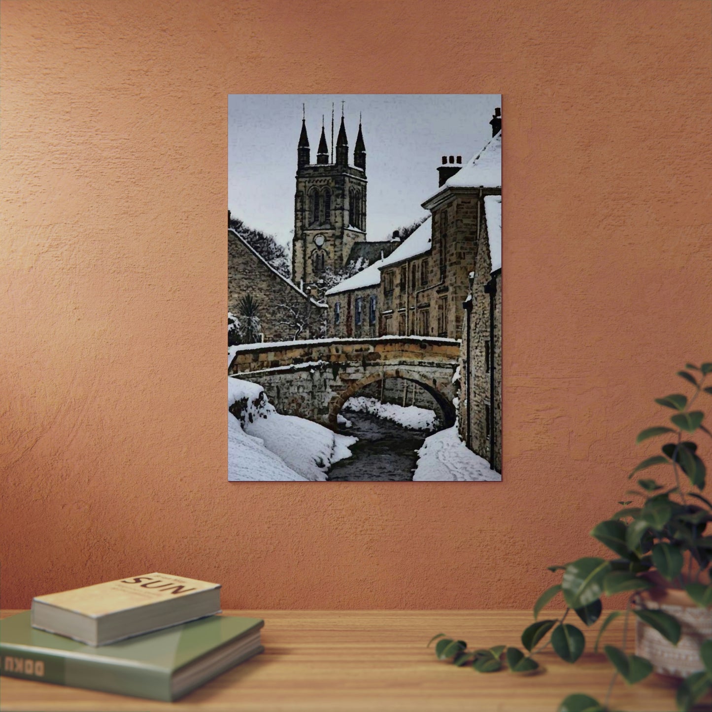 Aluminum Composite Panels ... A Bridge, A Canal, A Cathedral ... "To Stroll Over-Through-And-By" ... Central England: Circa 2005 ... Original Works ...