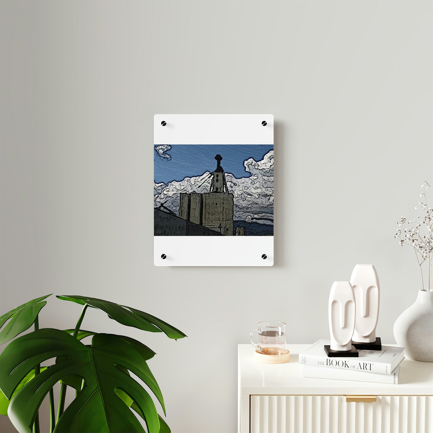 Acrylic Wall Art Panels ... "ICP: Idaho County Propane ... 'Production Facilities Grangeville, Idaho' ... "  Original Works: Rendering Time: 10 Hours ...