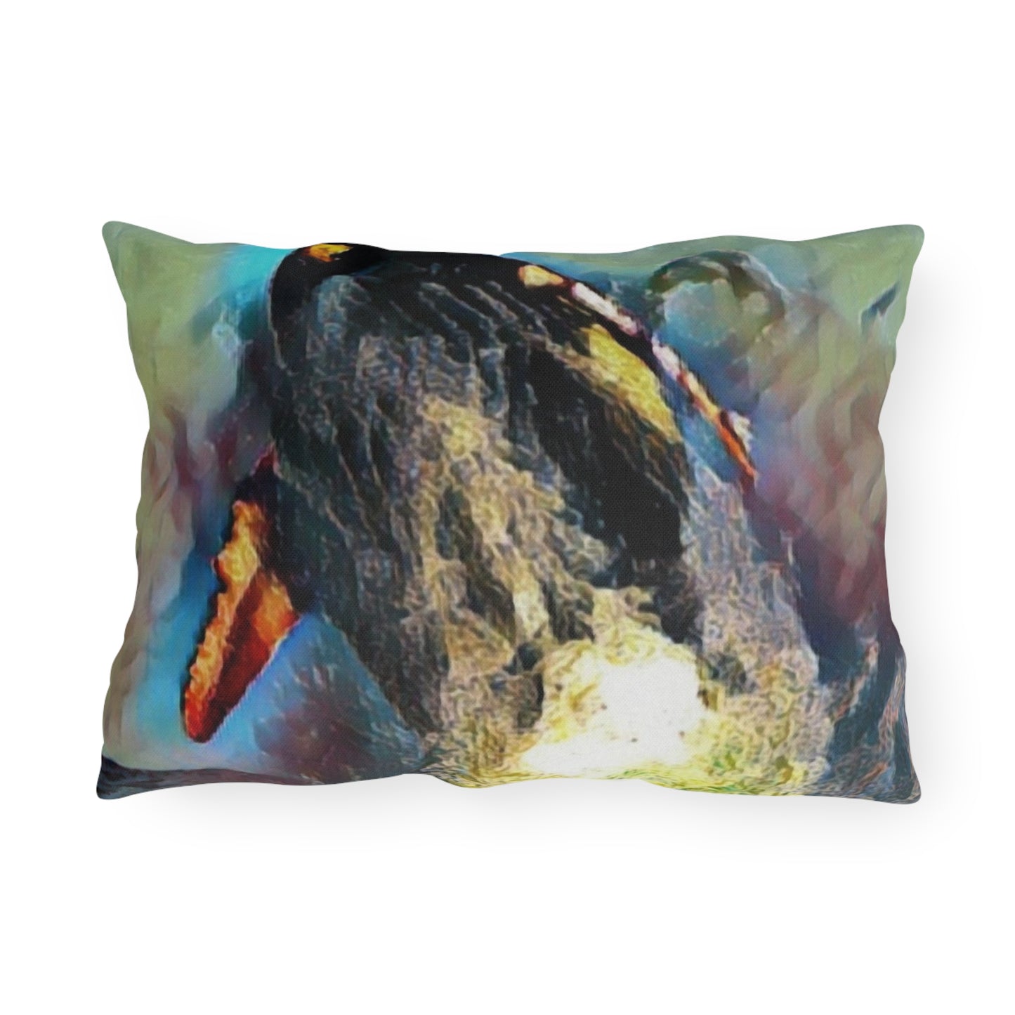 Outdoor Pillows ... An Extraordinary Humpback Breach ... 'With Explosive Energy' ... Family Archives (KPH) ... Circa: 21st Century. Maui, HI ... Original Works ...