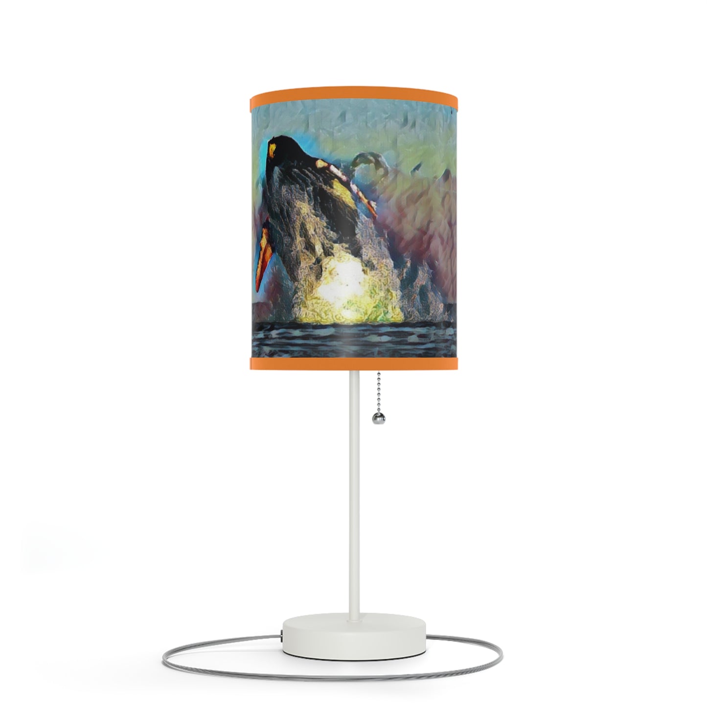 Lamp on a Stand, US|CA plug ... An Extraordinary Humpback Breach ... 'With Explosive Energy' ... Family Archives (KPH) ... Circa: 21st Century. Maui, HI ... Original Works ...