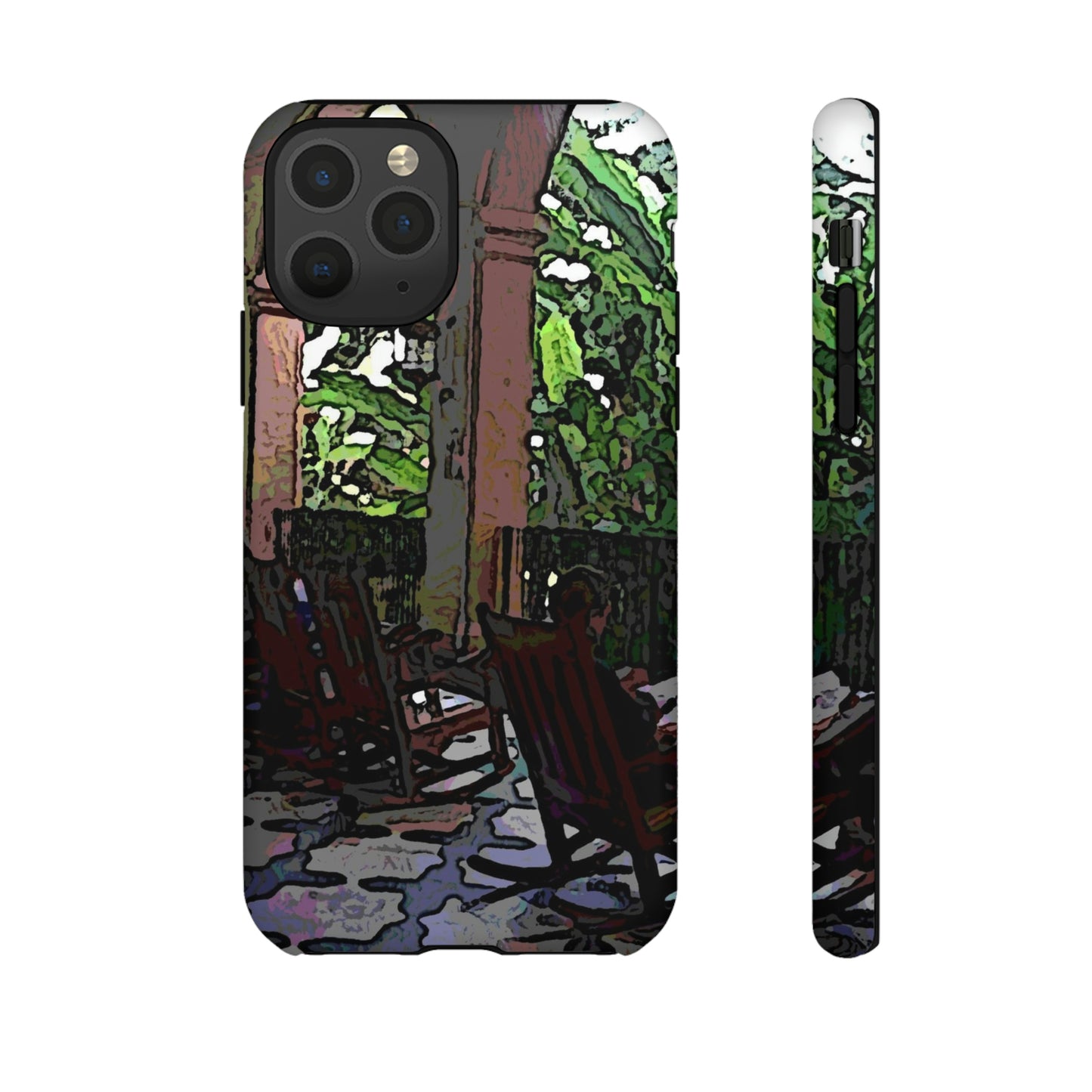 Tough Cases ... Lanai & Rocking Chairs At: 'The Pink Palace' ... The Royal Hawai'ian ... Honolulu, HI ... '27Oct2014' ... Original Works ...