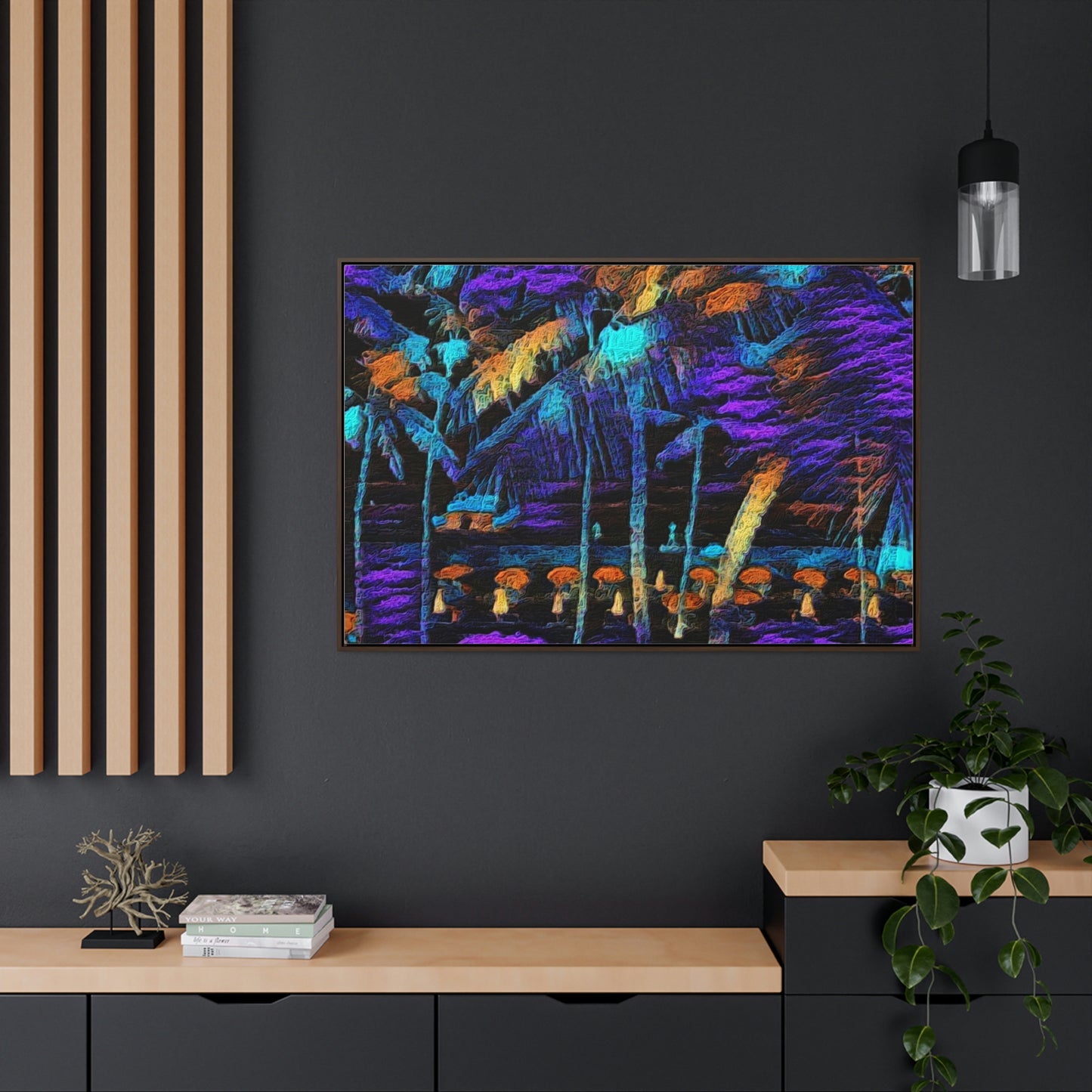 Gallery Canvas Wraps, Horizontal Frame ... "The Royal Hawai'ian: Waikiki Beach_Beach" ... Honolulu, HI ... Ocotber 2014 (Halloween) ... Original Works ...
