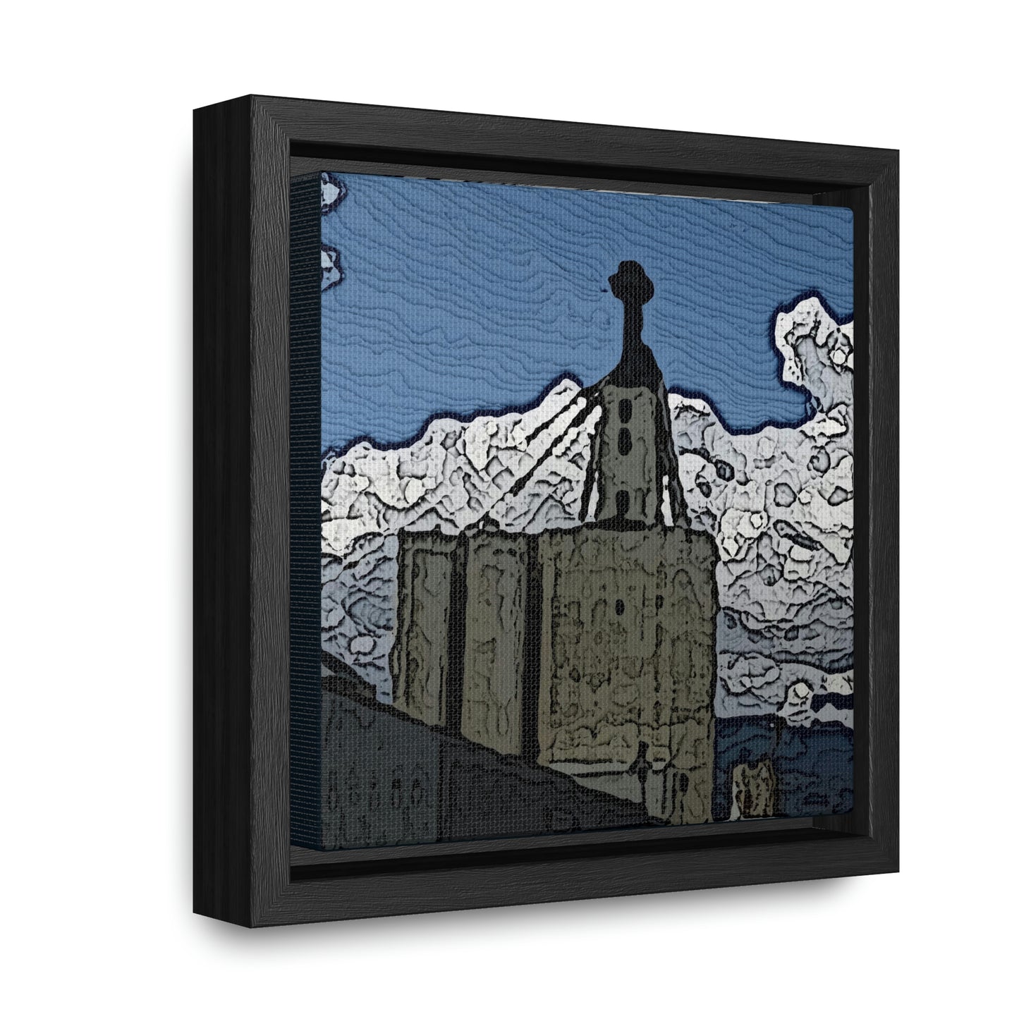 Gallery Canvas Wraps, Square Frame ..."ICP: Idaho County Propane ... 'Production Facilities Grangeville, Idaho' ... "  Original Works: Rendering Time: 10 Hours ...