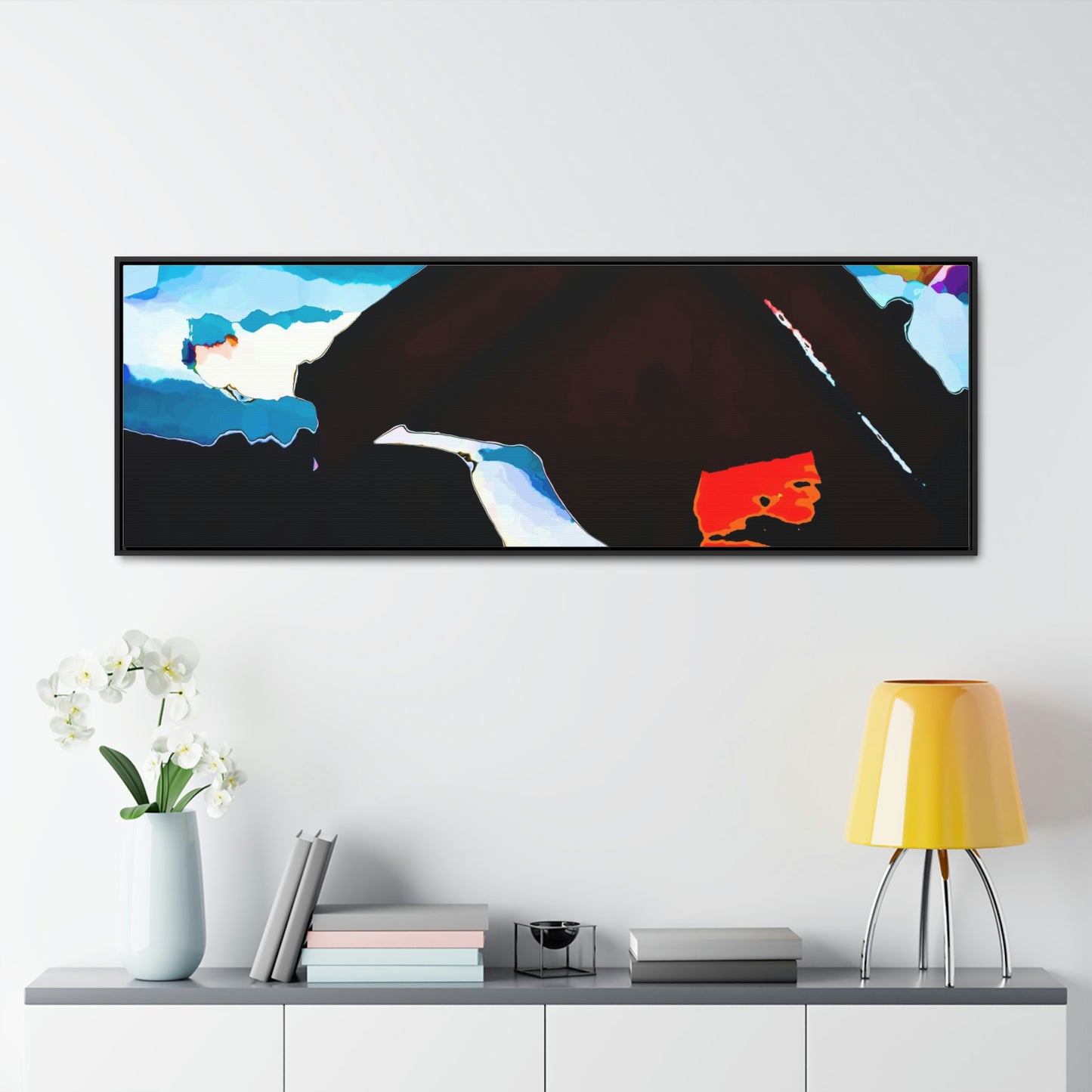 Gallery Canvas Wraps, Horizontal Frame ... After An Intense Snow Storm ... 'Digging Out' ... A Vehicle & Cabin "In The Mountains" ... March 2023 ... Original Works ...