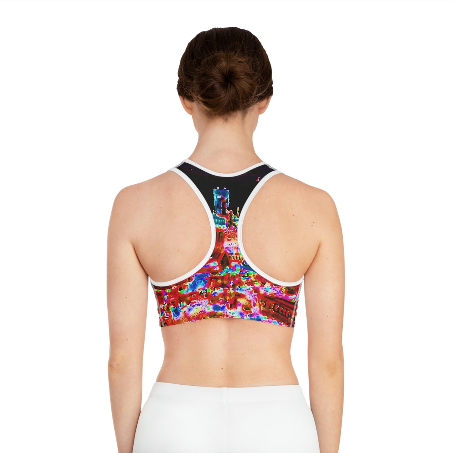 Sports Bra (AOP) ... "No.9 Fishermen's Grotto - Fishermen's Wharf, SF, California" ... Family Archives: 1970's ... Original Works ...