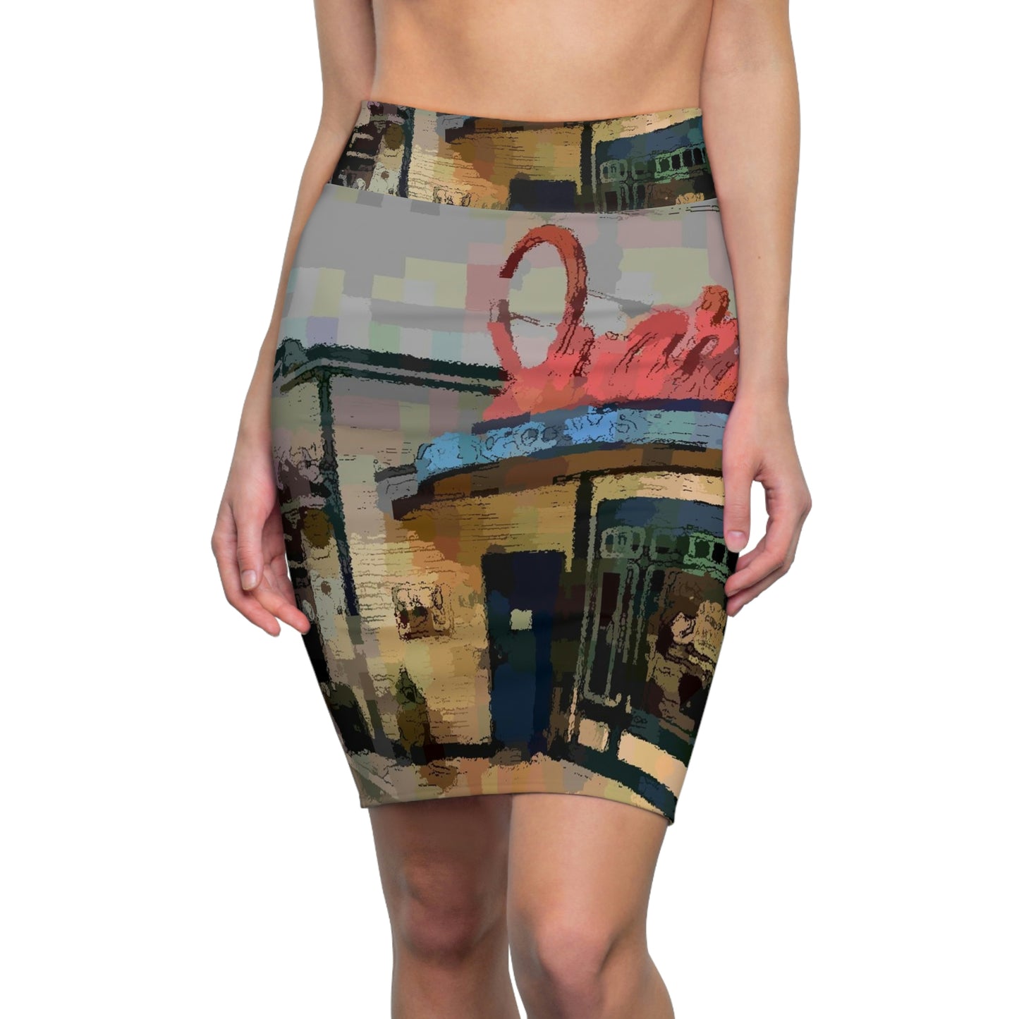 Women's Pencil Skirt ...  In-A-Hurry & Stressed? ... Remember: Keep "Clam" ... Clam_Happy ...  'Ivars: Seattle Waterfront' ... Personal Archives ... Original Works ...