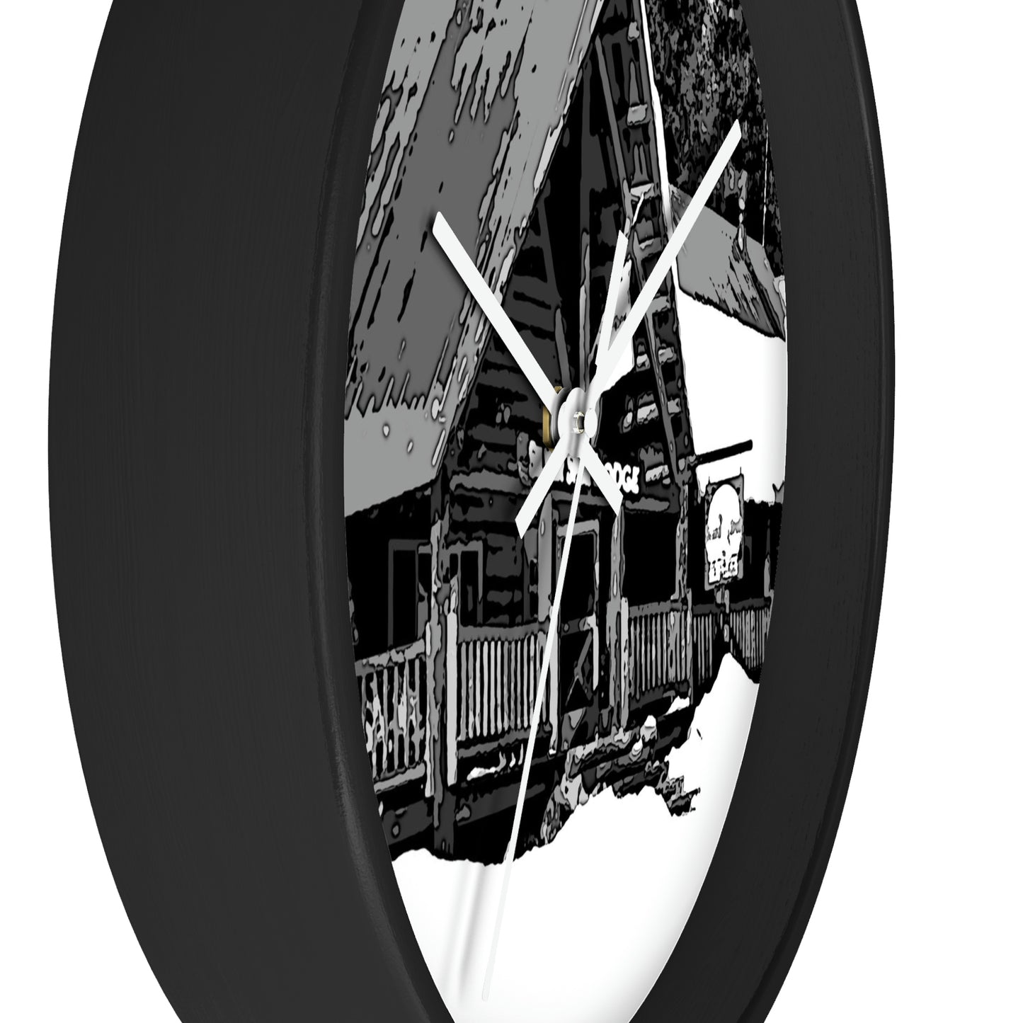 Wall clock ... A Beautiful Lodge & Back-Country Outfitter In A Mountain Town ... 'Dixie, Idaho, November 2022' ... Original Works ...