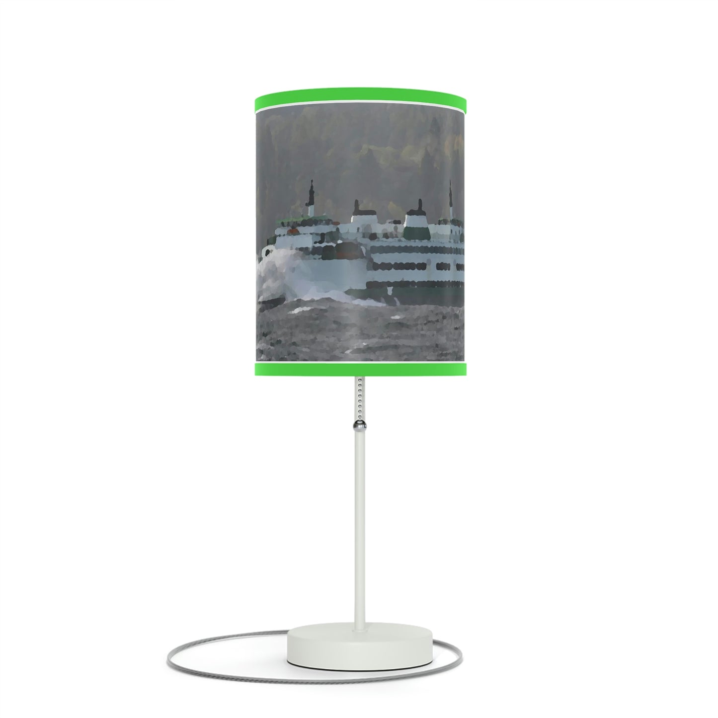 Lamp on a Stand, US|CA plug ... WADOT Ferry Crossing ... "A Very Rough Day" ... Mulkiteo Route ... Family Archives ... Early 1990's' ... Original Works ...
