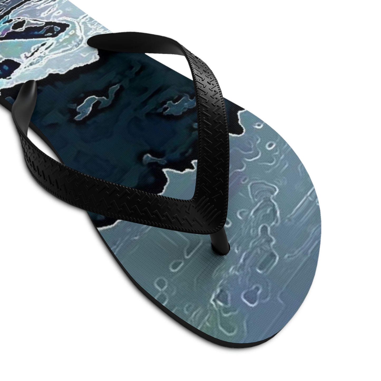 Unisex Flip-Flops ...  Seattle Columbia Cup On Lake Washington ... "Dave Wilcox Heads For The Win" ... Associate Gift-Photo ... Original Works ...