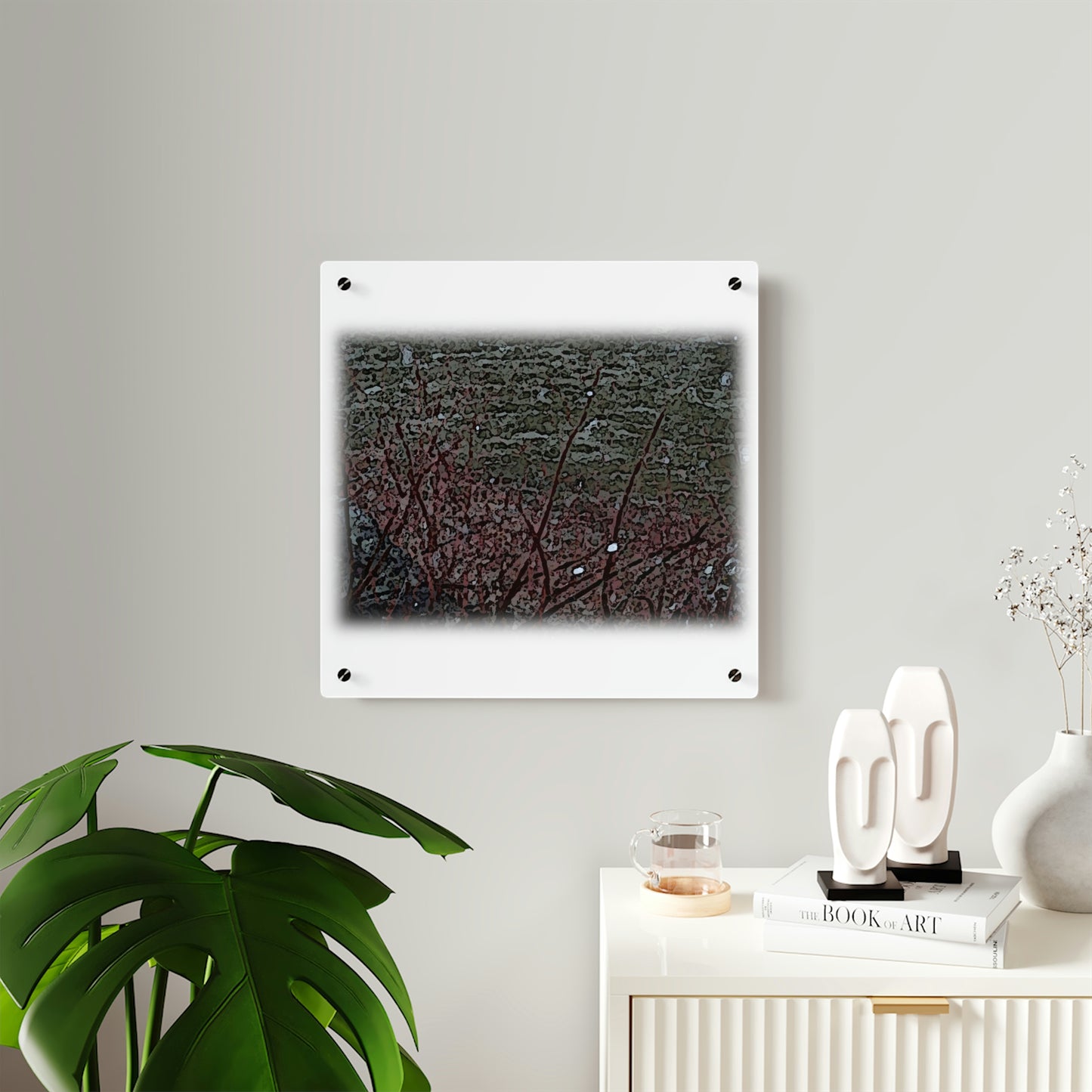 Acrylic Wall Art Panels ... "A River Runs Through It ... Red-Osier-Dogwood (Conus Stonlifera 'Rubra') .. Oringinal Works ... Central Idaho ...