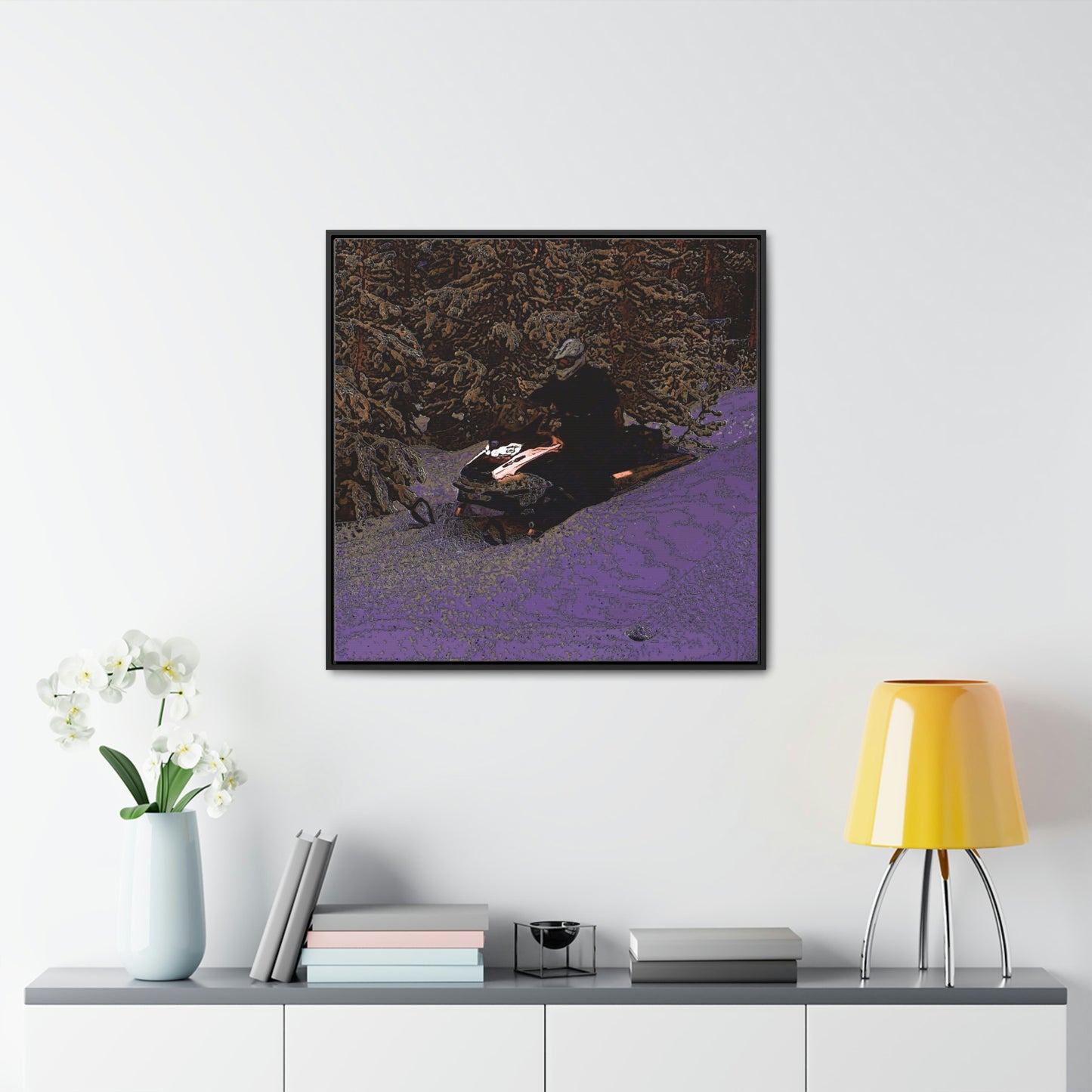 Gallery Canvas Wraps, Square Frame ... Yep ... "Another Day ... Riding Through The Wilderness ... " ... February 2023 ... Original Works ...