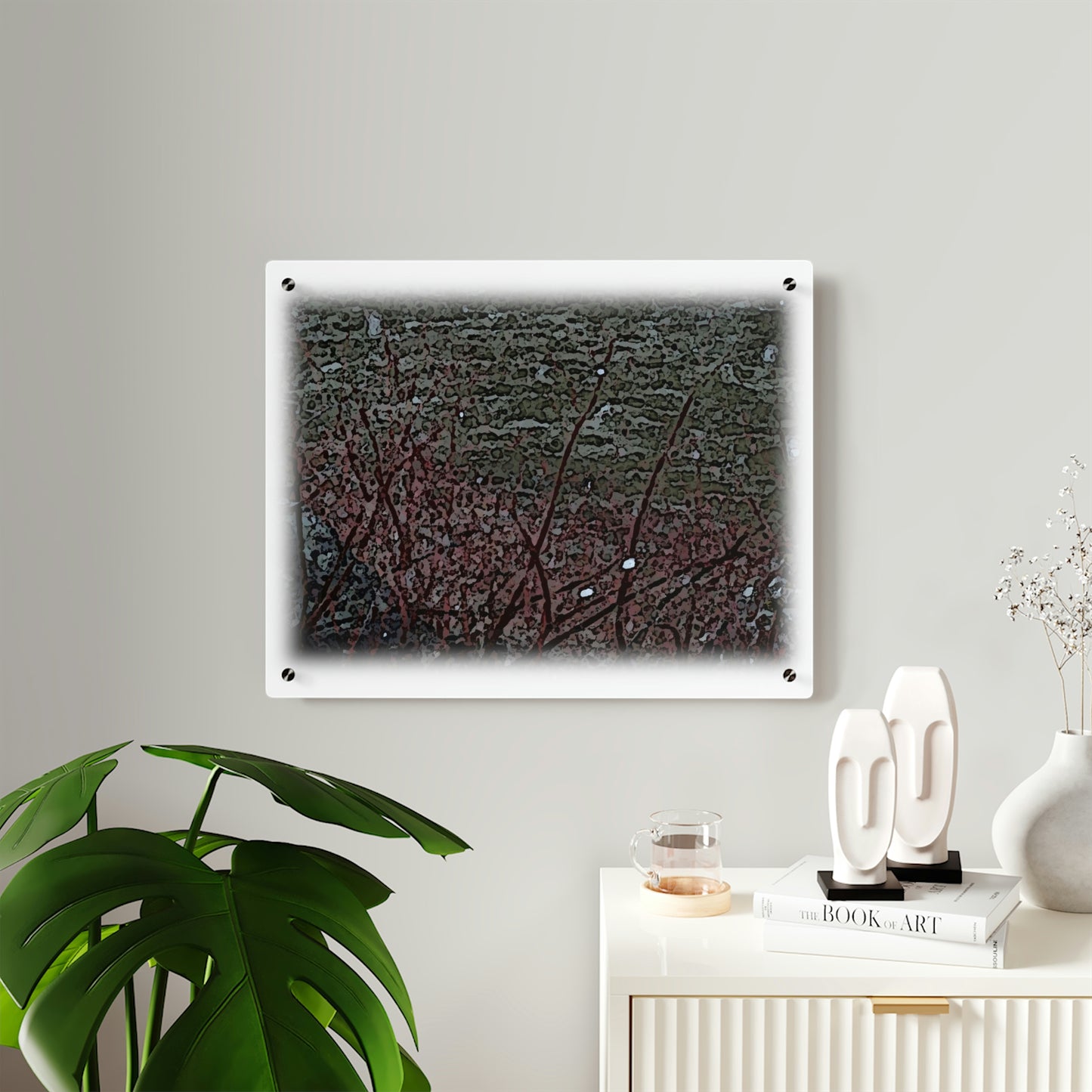 Acrylic Wall Art Panels ... "A River Runs Through It ... Red-Osier-Dogwood (Conus Stonlifera 'Rubra') .. Oringinal Works ... Central Idaho ...