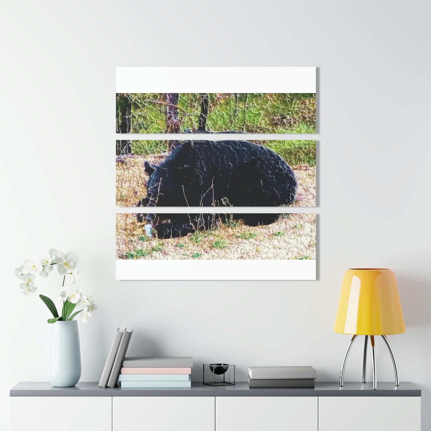 Acrylic Prints (Triptych) ... RCY: "Rhett Creek Yogi ... '500 Lbs Of Autumn Season Hunger' ..."  ... September 2022 ... Central Idaho ... Original Works ...