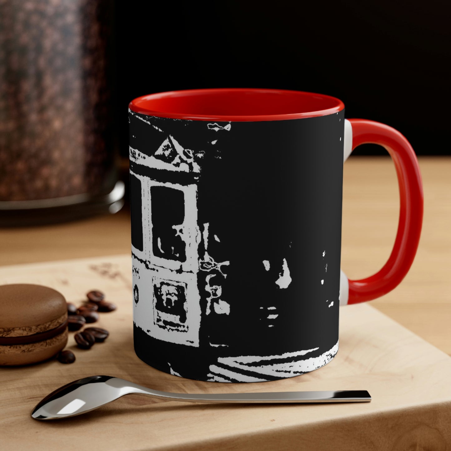 Accent Coffee Mug, 11oz ... San Francisco ... 'A Rice-A-Roni-A-San Francisco Treat' ... "A Cable Car Classic" ... Family Archives: 1973 ... Original Works ...