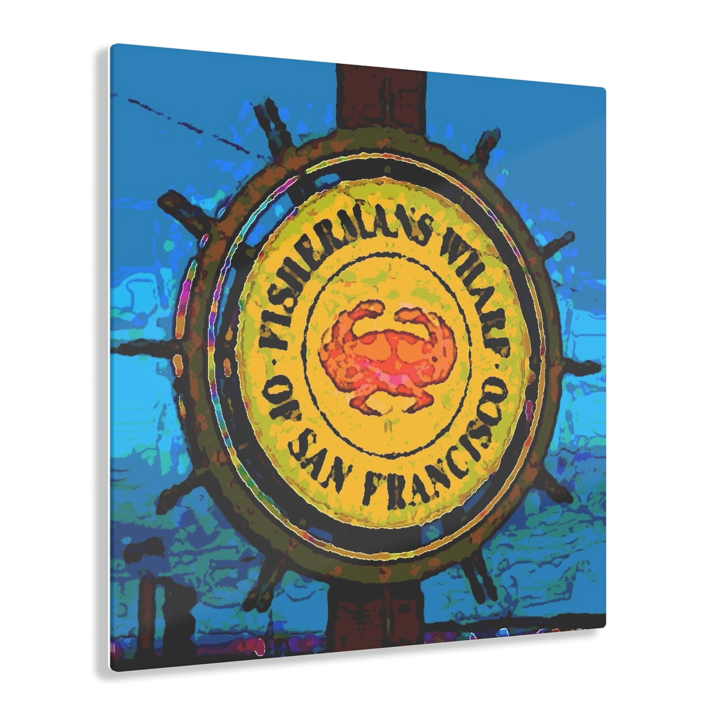 Acrylic Prints ... "No.9 Fishermen's Grotto - Fishermen's Wharf, SF, California" ... Family Archives: 1970's ... Original Works ...