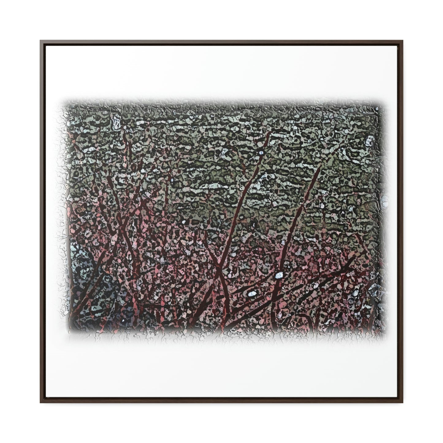 Gallery Canvas Wraps, Square Frame ... "A River Runs Through It" ... Red-Osier-Dogwood (Cornus Stonlifera 'Rubra') .. Original Works ... Central Idaho ...