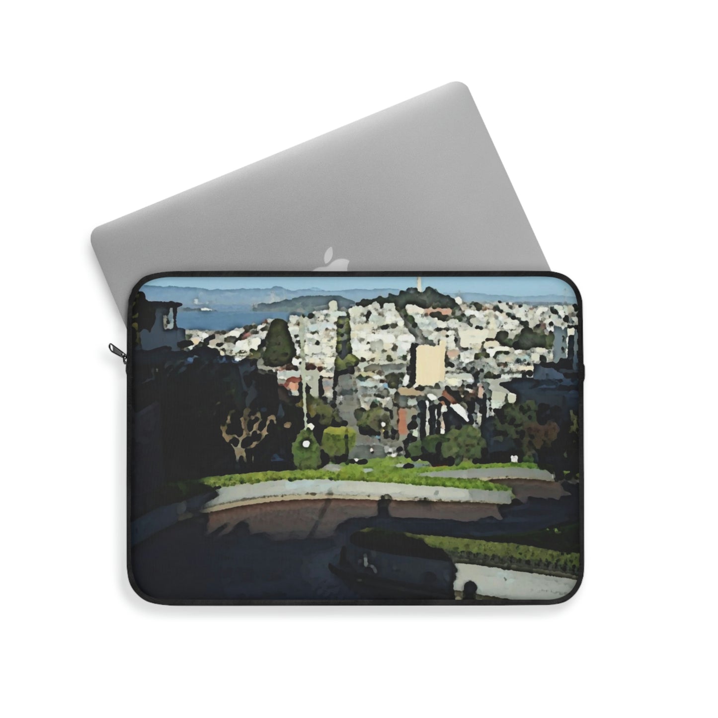 Laptop Sleeve ... "Lombard Street San Francisco, CA, USA" ... Family Archives 1970's ... Original Works ...
