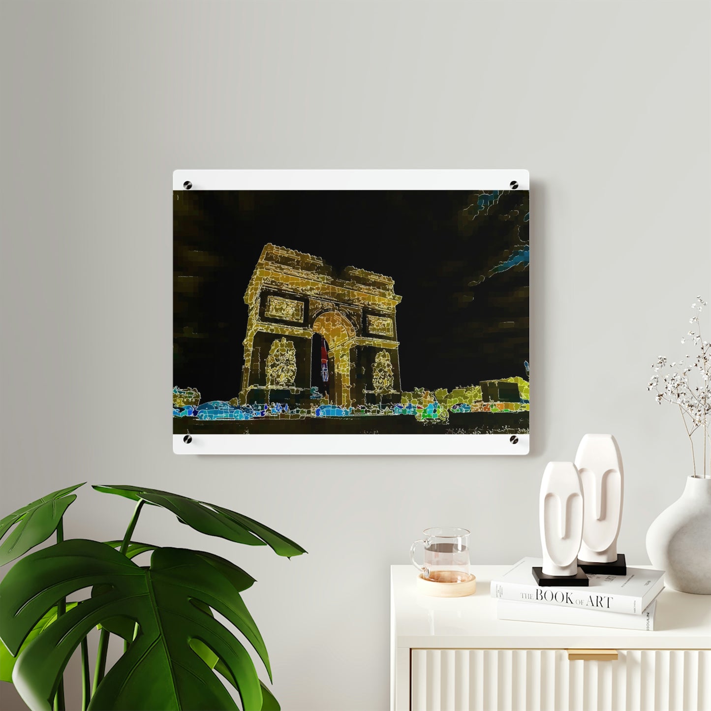 Acrylic Wall Art Panels ...  L'Arc de Triomphe ... 'Barbara Joan Bonnell-Holt Photo' ... Circa 1972 ... Oringinal Works ...