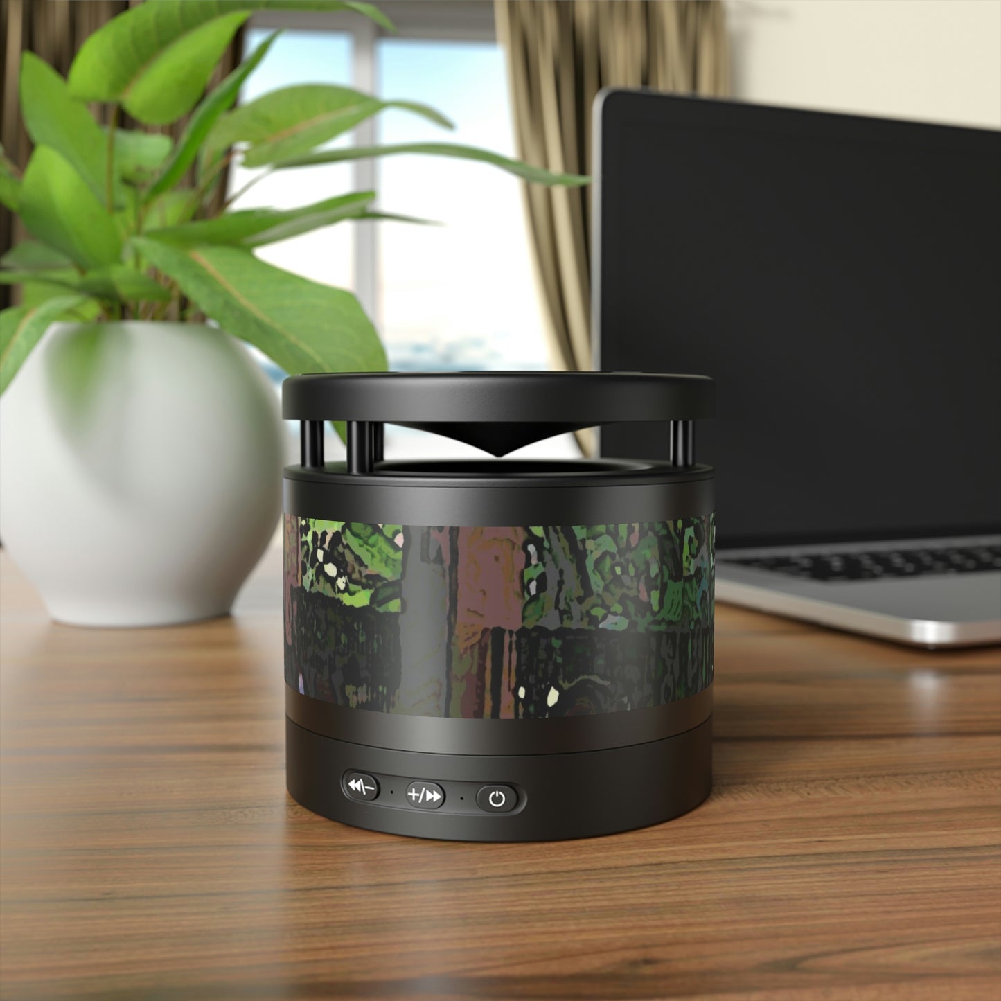 Metal Bluetooth Speaker and Wireless Charging Pad ...  Lanai & Rocking Chairs At: 'The Pink Palace' ... The Royal Hawai'ian ... Honolulu, HI ... '27Oct2014' ... Original Works ...