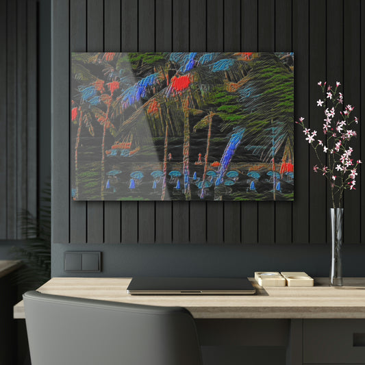 Acrylic Prints ... "The Royal Hawai'ian: Waikiki Beach_Beach" ... Honolulu, HI ... Ocotber 2014 (Halloween) ... Original Works ...