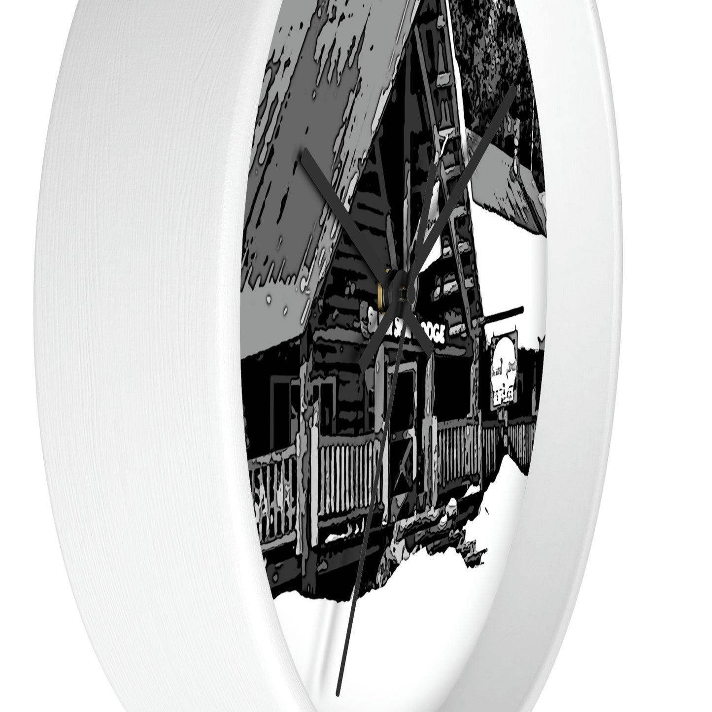 Wall clock ... A Beautiful Lodge & Back-Country Outfitter In A Mountain Town ... 'Dixie, Idaho, November 2022' ... Original Works ...