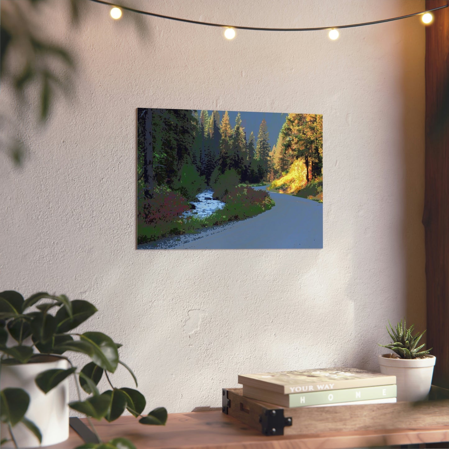 Aluminum Composite Panels ... A Mountain River ... A Mountain Road ... "Parallels That Follow Their Mutual Journeys ..." ... Red River, Idaho ... Autumn 2022 ... Original Works ...