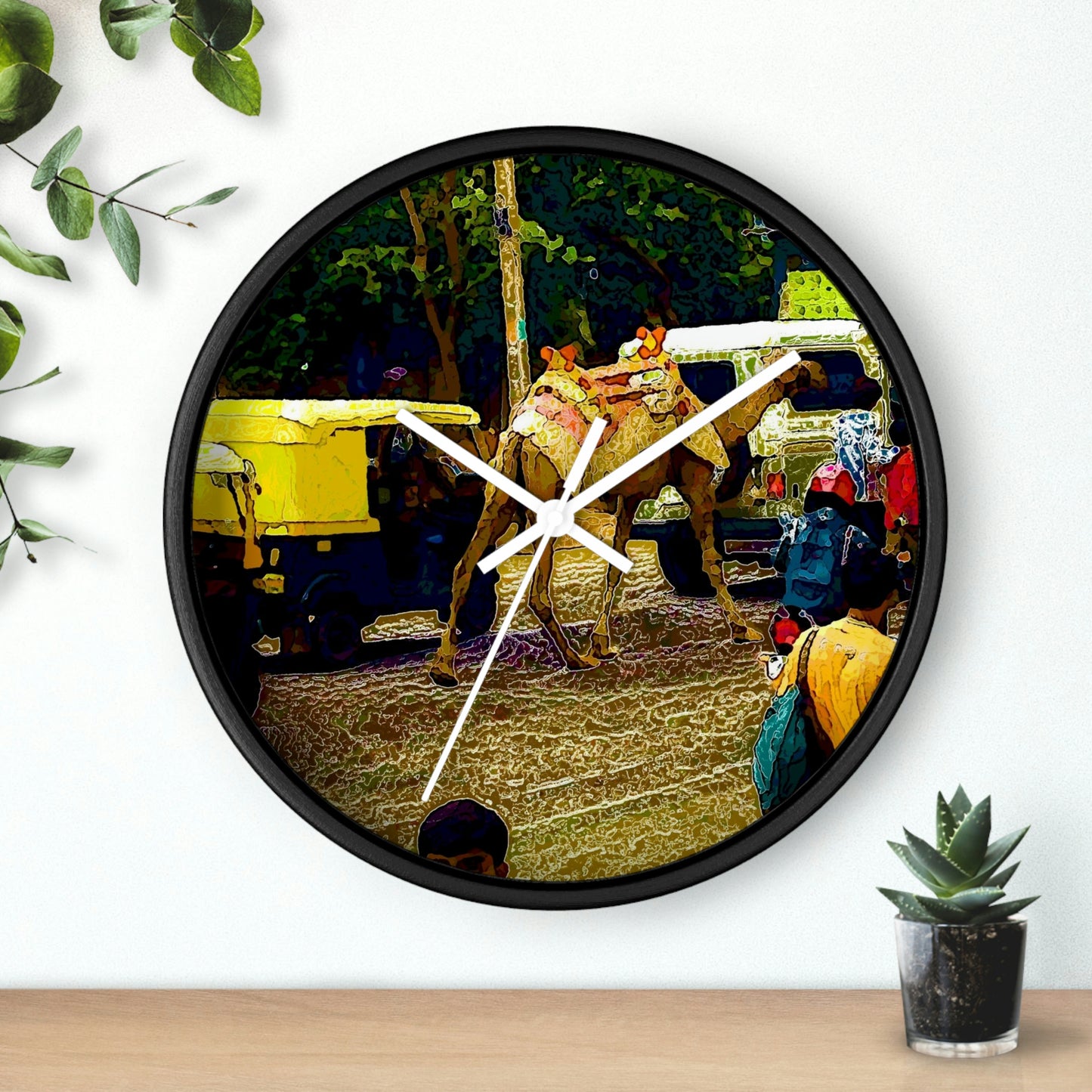 Wall clock ... "Truckin'-Up-To-Buffalo ... 'Oops - Wrong Country' ... Truckin'-Up-To-New Delll -'E' ... " ... (Delhi, India) ... 5July2007. Original Works ...