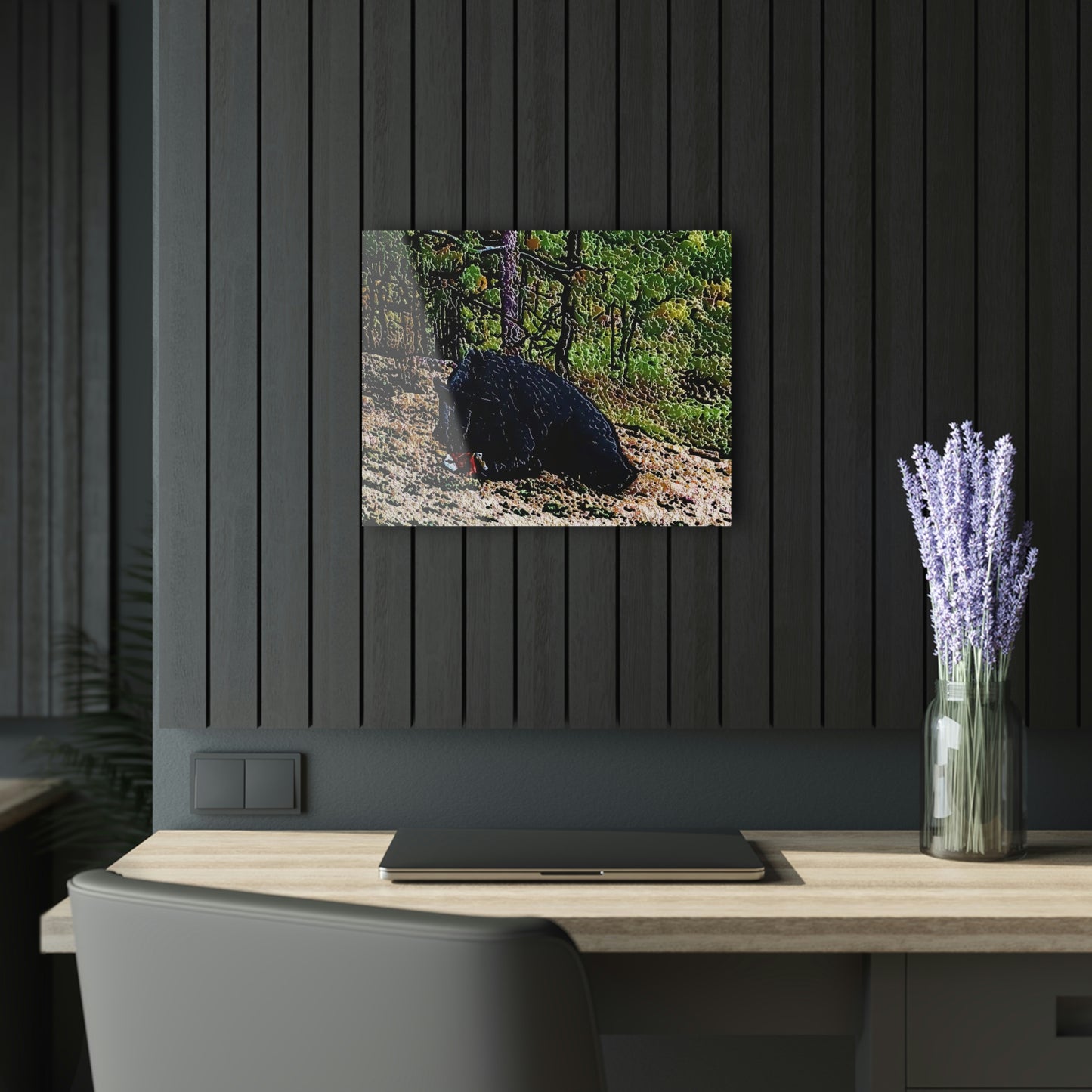 Acrylic Prints (French Cleat Hanging) ... RCY: "Rhett Creek Yogi ... '500 Lbs Of Autumn Season Hunger' ..."  ... September 2022 ... Central Idaho ... Original Works ...