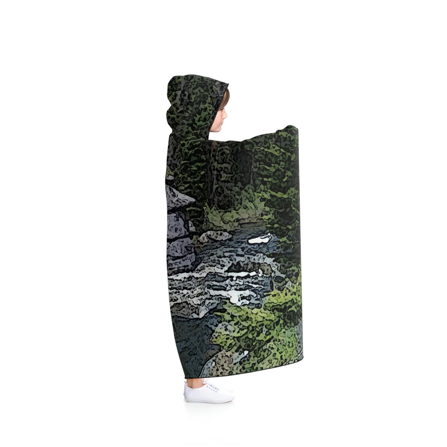 Hooded Blanket ..."I Am Innocent" ... Tricky-Dick Immortalized ... Nixon Rock: Along The River ... Central Idaho, Summer 2020 ... Original Works ...